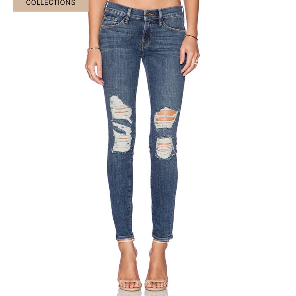 Frame denim Le skinny de Jeanne jeans sz 24